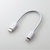 エレコム USB-C to Lightningケーブル(スタンダード) 0．1m ホワイト MPA-CL01XWH-イメージ1