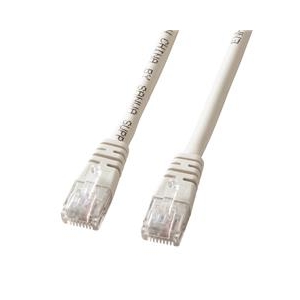サンワサプライ エンハンスドカテゴリ5単線LANケーブル（1m） ライトグレー KB-T5T-01N-イメージ1
