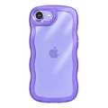 ＣＯＣＯ ＣＡＳＥ iPhone１７Ｅ／１６Ｅ用クリアなくねくねケース ＣＯＣＯ ＣＡＳＥ パープル 1818-17E16E-PURPLE