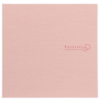 ハクバ スクウェア台紙 2L(カビネ)サイズ 2面(角×2枚) ピンク M2730-2L2PK