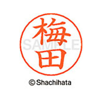 シヤチハタ ネームペン用ネーム シルバー 既製 梅田 FC46166-X-GPS-0395