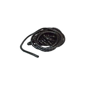 トラスコ中山 TRUSCO　スパイラルチューブ　10m　結束径Φ20．0～100．0　黒 TSP24BK-イメージ1