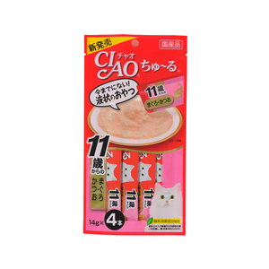 いなば CIAO ちゅーる 11歳からのまぐろ・かつお 14g×4P F130808-SC-74-イメージ1