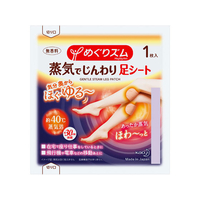 KAO FCA7370 めぐりズム 蒸気でじんわり 足シート 無香料 6枚入