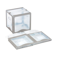 岐阜プラスチック工業 リス 折りたたみボックス 持ち手穴有灰26L FC837LJ-3655000