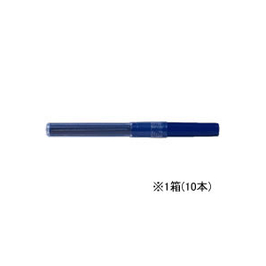 ぺんてる ノック式油性マーカー ハンディ・エスカートリッジ 青 10本 1箱(10本) F838567-XNR3-C-イメージ1