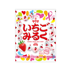 サクマ製菓 サクマ/いちごみるく 83g 1袋 F867990-イメージ1