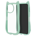 ラスタバナナ AQUOS SENSE10/9用 MIMI 猫耳ケース TPU×PC ミント 9293AS10HPMT