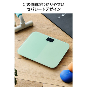 エレコム エクリア 体重計 ブルー HCS-S03BU-イメージ7