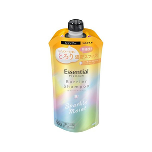 KAO エッセンシャル プレミアム バリアシャンプー モイスト 詰替用 330mL FCD656J-イメージ1