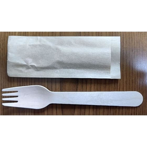 大和物産 Green Select 木製 袋入フォーク 10本 FCT1262-イメージ2