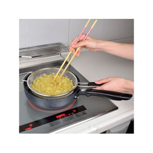 リバティーコーポレーション ステンレス製 フライパンストレーナー 26～28cm用 FCE358W-LD-412-イメージ3