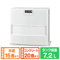 コロナ 木造15畳 コンクリート20畳まで 石油ファンヒーター VXシリーズ ホワイト FH-VX5724BY(W)