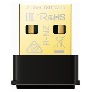 ティーピーリンク 無線LAN子機 11ac/n/a/g/b 867Mbps+400Mbps ナノサイズ USB 2.0デュアルバンドAC1300 ARCHER T3U NANO ティーピーリンク 無線LAN子機 11ac/n/a/g/b 867Mbps+400Mbps ナノサイズ USB 2.0デュアルバンドAC1300 ARCHER T3U NANO