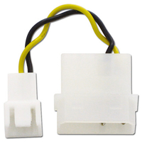 アイネックス ファン用電源変換ケーブル 5cm CA-09B