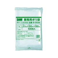 トラスコ中山 TRUSCO 厚手ポリ袋 縦300×横200×t0.1 透明 (100枚入) FC516GN-3539652
