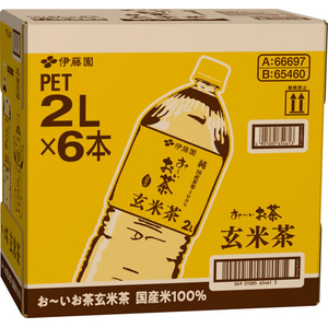 伊藤園 お～いお茶 玄米茶 2L×6本 FC672TF-イメージ2