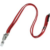 トラスコ 脱着式名札用ストラップ　赤 TND-S-R