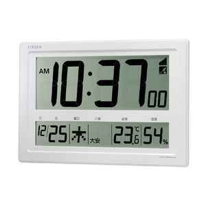 リズム 8RZ239-003 置き掛け兼用時計 CITIZEN 白|エディオン公式通販