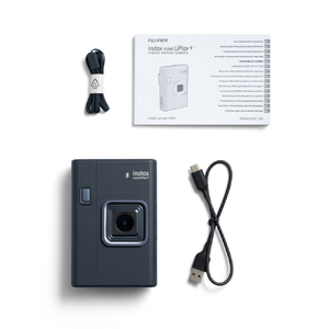 富士フイルム instax mini Liplay+ BLUE ミッドナイトブルー INSLIPLAYPLUSBLUEVN-イメージ6