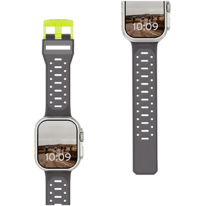 UAG UAG製 Apple Watch 49/46/45/44用 CIVILIAN スモークアクティブネオン UAG-AWLC-S/N-イメージ1