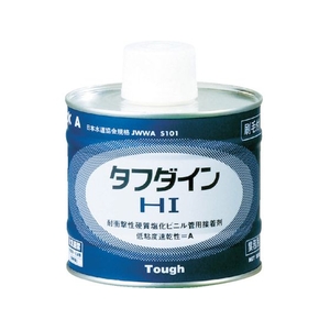 クボタケミックス 塩ビ用接着剤 タフダインHI 500G HI用透明500低粘度速乾性(粘度500mPa･S) FC403FN-4463480-イメージ1