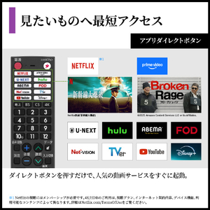 シャープ 65V型4Kチューナー内蔵4K対応有機ELテレビ AQUOS QD-OLED 4T-C65HS1-イメージ12
