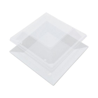 ニシキ プラ容器 角皿 大用蓋 10枚入 FC181LY-8386430