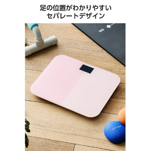 エレコム エクリア 体重計 ピンク HCS-S03PN-イメージ13