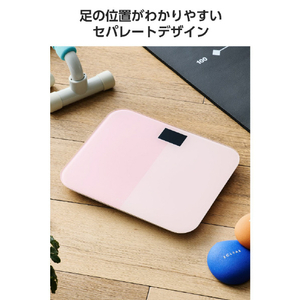 エレコム エクリア 体重計 ピンク HCS-S03PN-イメージ7