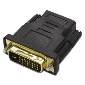 アイネックス HDMI変換アダプタ HDMI-DVI ブラック ADV-204-イメージ1
