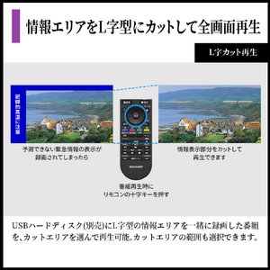 シャープ 55V型4Kチューナー内蔵4K対応有機ELテレビ AQUOS QD-OLED 4T-C55HS1-イメージ14