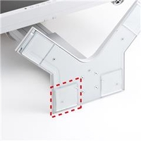 サンワサプライ 透明耐震ゴムG-BLOXゲル(50mm角4枚入り) QL-E84