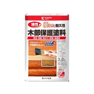 カンペハピオ 油性木部保護塗料 ピニー 3.2L FCB039N-イメージ1
