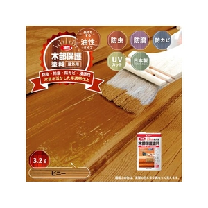 カンペハピオ 油性木部保護塗料 ピニー 3.2L FCB039N-イメージ2
