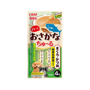 いなば まるっとおさかなちゅーる 鮪鰹野菜 4 FCJ230C-イメージ1