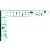シンワ測定 曲尺 厚手広巾シルバー15cm 表裏同目マグネット付 FC474JJ-4111028