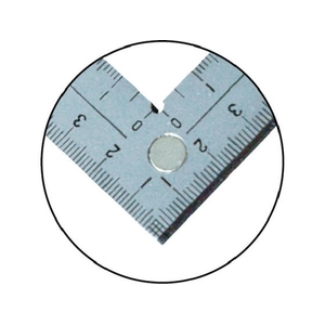シンワ測定 曲尺 厚手広巾シルバー15cm 表裏同目マグネット付 FC474JJ-4111028-イメージ2