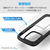 エレコム iPhone 16 Pro用TOUGH SLIM LITE ハイブリッドケース フレームカラー ブラック PM-A24CTSLFCBK-イメージ3