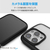 エレコム iPhone 16 Pro用TOUGH SLIM LITE ハイブリッドケース フレームカラー ブラック PM-A24CTSLFCBK-イメージ6