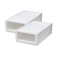 天馬 フィッツケースアドバンス 74-44M ホワイトクリア 2個組 ホワイトクリア ﾌｲﾂﾂｹ-ｽAD74-44MWHCL2ｸﾞﾐ