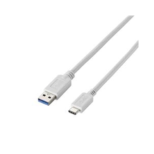 エレコム USB3.1ケーブル(A-TypeC) 1.0m ホワイト USB3-APAC10WH エレコム USB3.1ケーブル(A-TypeC) 1.0m ホワイト USB3-APAC10WH