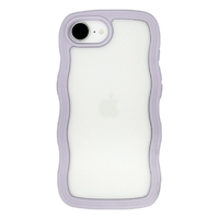 ユニケース iPhone 16e用Wavy Case purple UNI-CSIP25S-5WCPU