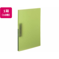 コクヨ レバーファイル[Glassele]Z式 A4タテ 12mm ライトグリーン10冊 FCC1274-ﾌ-GL320LG