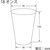 シモジマ ヘイコープラスチックカップ 18オンス 口径95 50個 FC241NJ-004530945-イメージ2