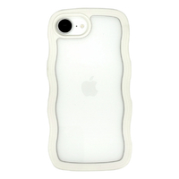 ユニケース iPhone 16e用Wavy Case ivory UNI-CSIP25S-5WCIV