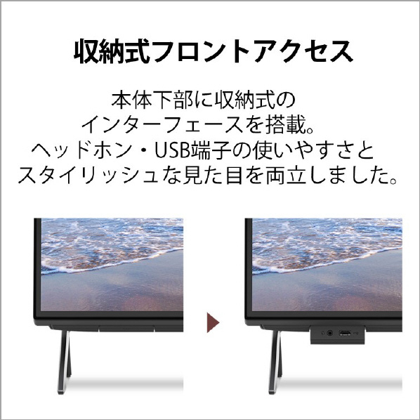 富士通 一体型デスクトップパソコン e angle select ESPRIMO ブラック FMVF77H3BE 搭載 高輝度 高色純度 Core Windows Home Gen2/Type ×1