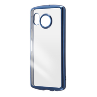 レイ・アウト AQUOS sense 8用耐衝撃TPUソフトケース METAMORU ブルー RT-AQM3TC13/AM
