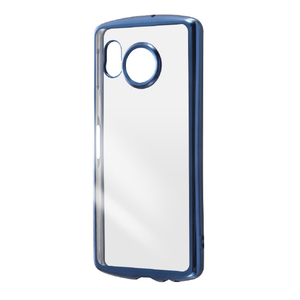 レイ・アウト AQUOS sense 8用耐衝撃TPUソフトケース METAMORU ブルー RT-AQM3TC13/AM-イメージ1