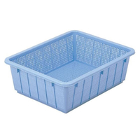 新輝合成 トンボ アシスト カラー角ざる 49型 ブルー 49型ブルー160mm490mm385mm FCL1584-026981009